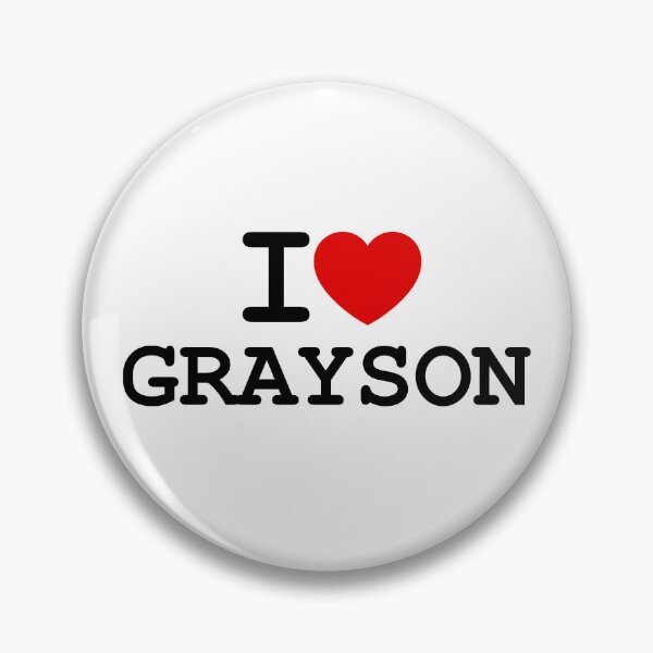 Item preview, I ♥ Grayson / Personalized Gift for Him (for her to wear it) designed and sold by hottest-tees.