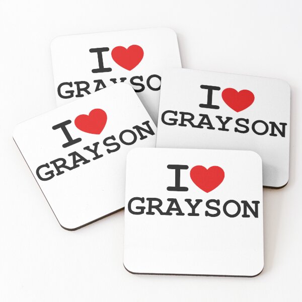 Item preview, I ♥ Grayson / Personalized Gift for Him (for her to wear it) designed and sold by hottest-tees.