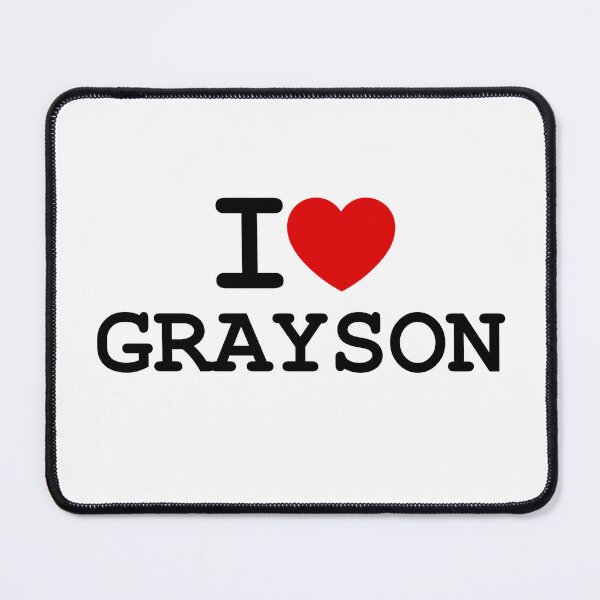 Item preview, I ♥ Grayson / Personalized Gift for Him (for her to wear it) designed and sold by hottest-tees.