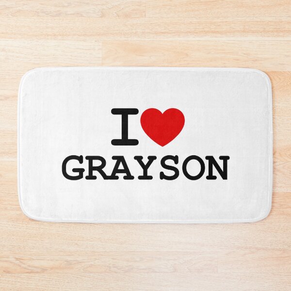 Item preview, I ♥ Grayson / Personalized Gift for Him (for her to wear it) designed and sold by hottest-tees.