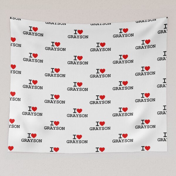 Item preview, I ♥ Grayson / Personalized Gift for Him (for her to wear it) designed and sold by hottest-tees.