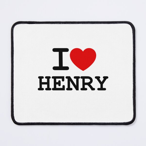 Item preview, I LOVE HENRY  / I ♥ Henry / Personalized Gift for Him (for her to wear it) designed and sold by hottest-tees.