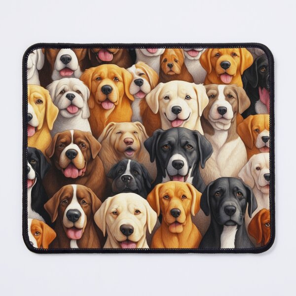 Item preview, Adorable Dogs Collage Illustration - For Every Dog Parent designed and sold by SassyArtistry.
