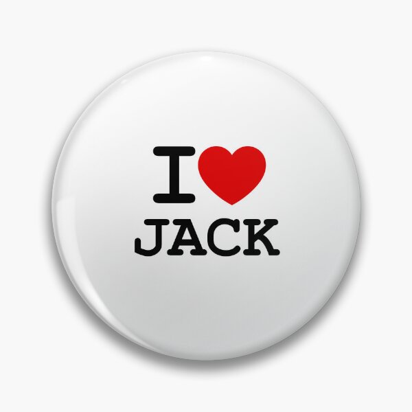 Item preview, JACK / I ♥ Jack / Personalized Gift for Him designed and sold by hottest-tees.