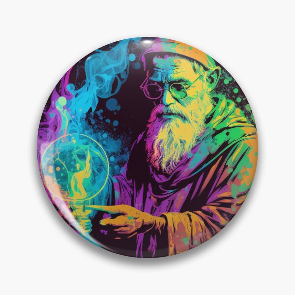Item preview, Wizard Casting a Spell Pop Art 4 designed and sold by AstroRisq.