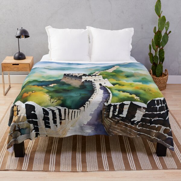 Item preview, Great Wall Watercolor Art designed and sold by colorvisionart.