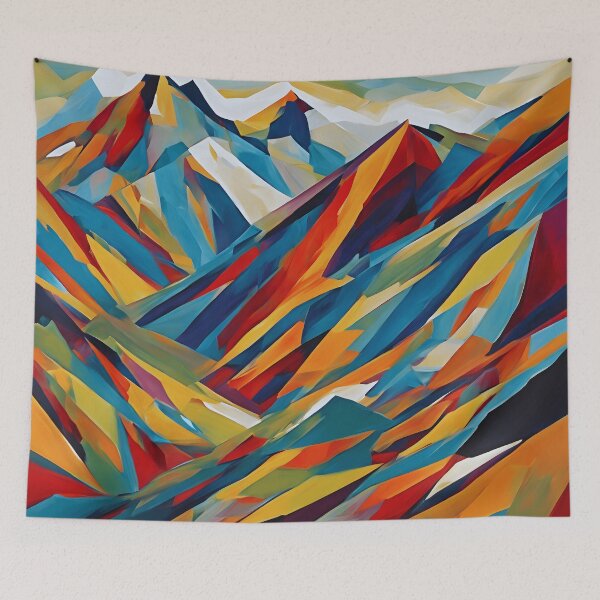 Item preview, Andean Adventure Abstract Art designed and sold by colorvisionart.