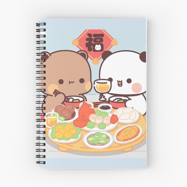 Item preview, Bubu and Dudu | Chinese New Year | Cute Bear Couple | Panda Yier | Bubu Brownie Bear designed and sold by valeriehsin.