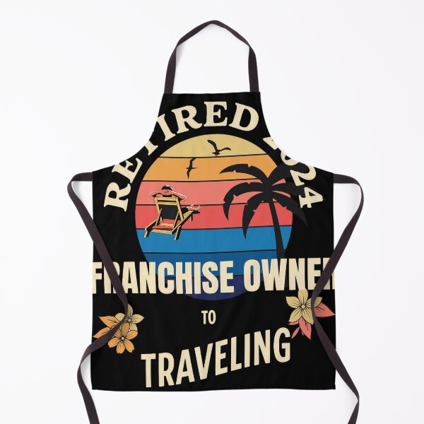 Item preview, Retired Franchise Owner 2024. Tropical Sunset Retirement Vibes Design designed and sold by johnharry3.