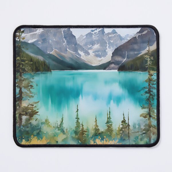 Item preview, Banff National Park Watercolor Art designed and sold by colorvisionart.