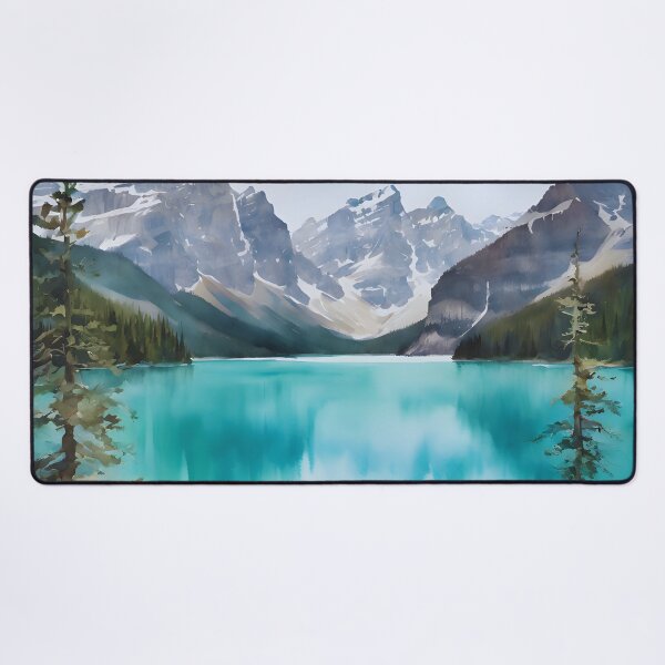 Item preview, Banff National Park Watercolor Art designed and sold by colorvisionart.