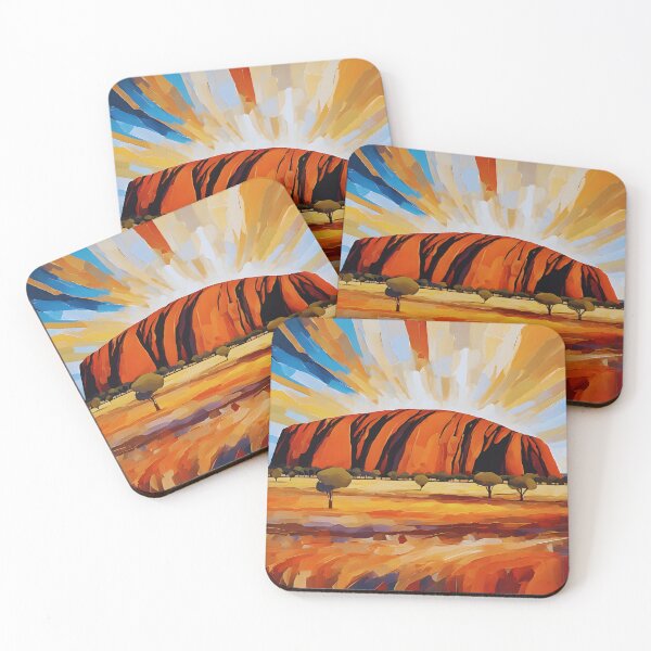 Item preview, Ayers Rock Awakening Abstract Art  designed and sold by colorvisionart.