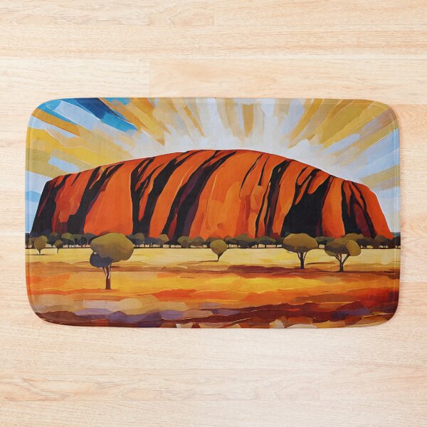 Item preview, Arte abstracto del despertar de Ayers Rock designed and sold by colorvisionart.