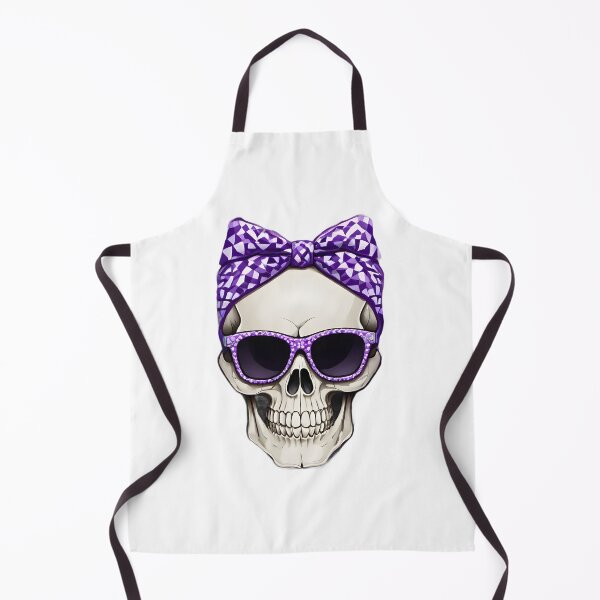 Item preview, Human Skull Violet Hair Bow Sunglasses Gothic Goth designed and sold by DesignsGalore.