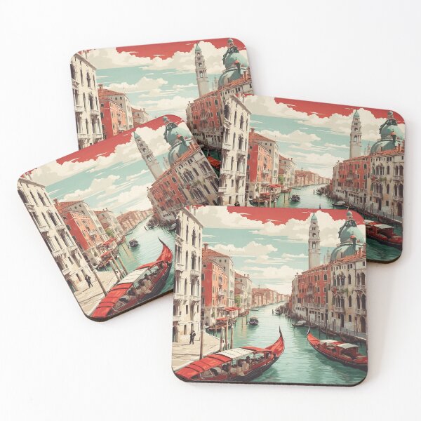 Item preview, Venice Italy Vintage Poster Tourism  designed and sold by TravelersGems.