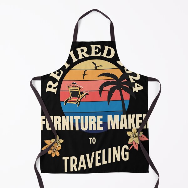 Item preview, Retired Furniture Maker 2024. Tropical Sunset Retirement Vibes Design designed and sold by johnharry3.