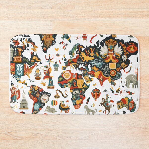 Item preview, Global Cultural Map v2 designed and sold by iwcus.