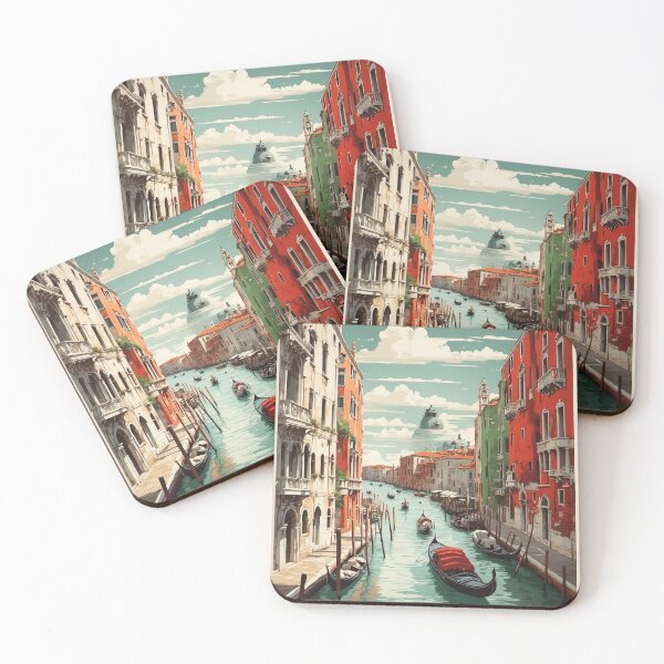 Item preview, Venice Italy Vintage Poster Tourism 1 designed and sold by TravelersGems.