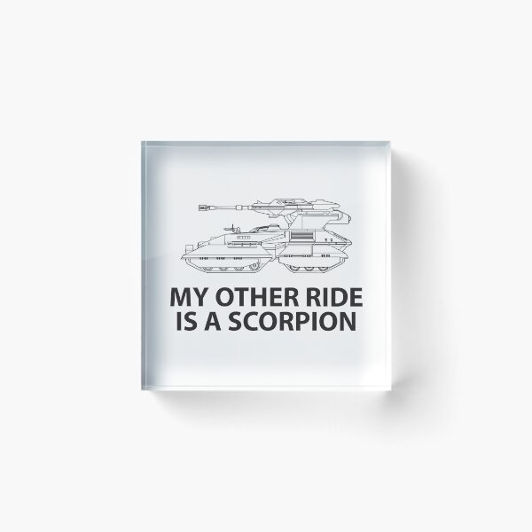 Item preview, My Other Ride Is A Scorpion - Black designed and sold by ONI-Creative.