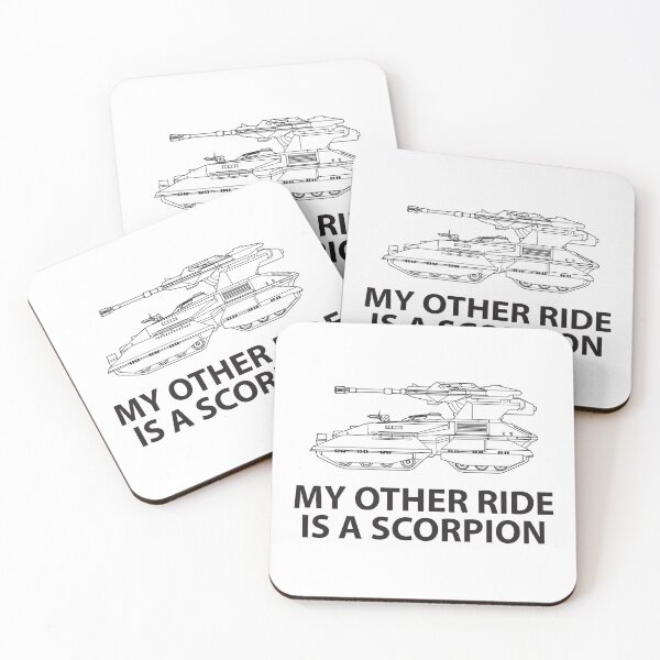 Item preview, My Other Ride Is A Scorpion - Black designed and sold by ONI-Creative.
