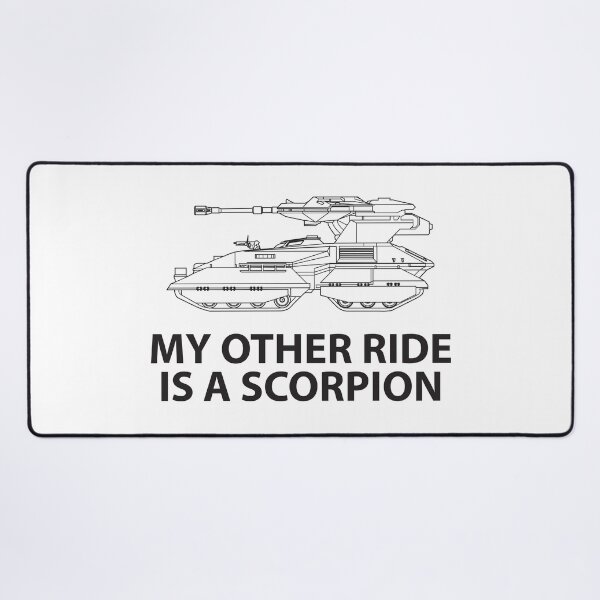 Item preview, My Other Ride Is A Scorpion - Black designed and sold by ONI-Creative.
