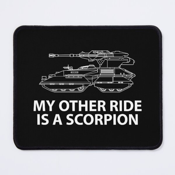 Item preview, My Other Ride Is A Scorpion - White designed and sold by ONI-Creative.