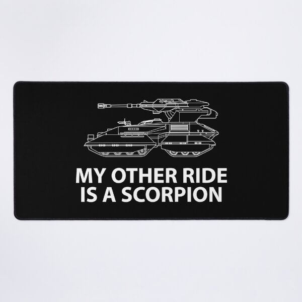 Item preview, My Other Ride Is A Scorpion - White designed and sold by ONI-Creative.