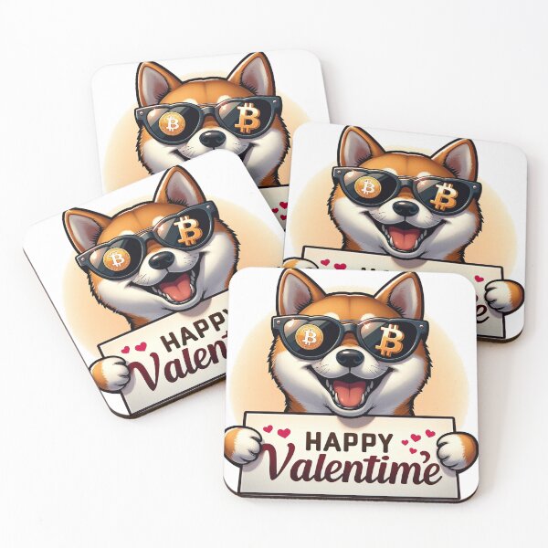 Item preview, Shiba Inu's Love Message: Happy Valentine designed and sold by hebaesta.