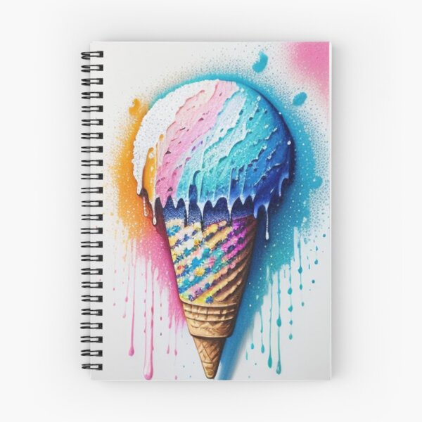 Item preview, Colorful dripping snowcone  designed and sold by Roxburylane.