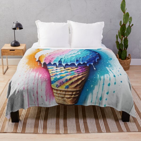 Item preview, Colorful dripping snowcone  designed and sold by Roxburylane.