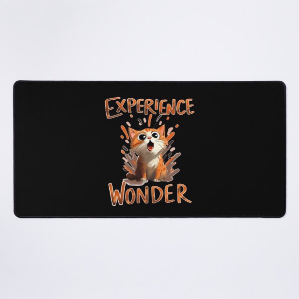 Item preview, Experience Wonder Cute Kitten Shirt and Sticker Design by Zeesdesign on Redbubble - Black Shirt designed and sold by ZEESDESIGN.