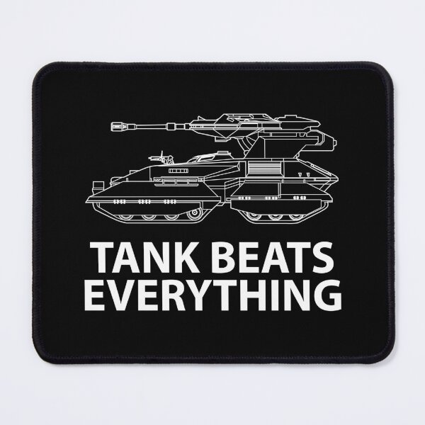 Item preview, Tank Beats Everything - White designed and sold by ONI-Creative.
