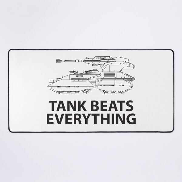 Item preview, Tank Beats Everything - Black designed and sold by ONI-Creative.