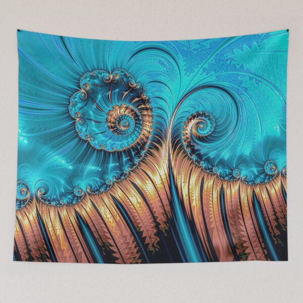 Item preview, Legendary Copper and Teal 04 designed and sold by Elisabeth Lucas.