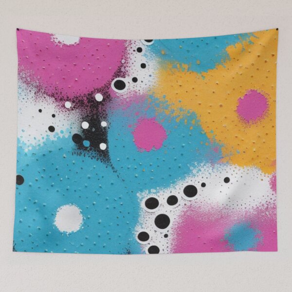 Item preview, Colorful spray painted pattern  designed and sold by Roxburylane.