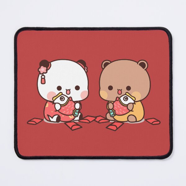 Item preview, Bubu and Dudu | Chinese New Year | Cute Bear Couple | Panda Yier | Bubu Brownie Bear designed and sold by valeriehsin.