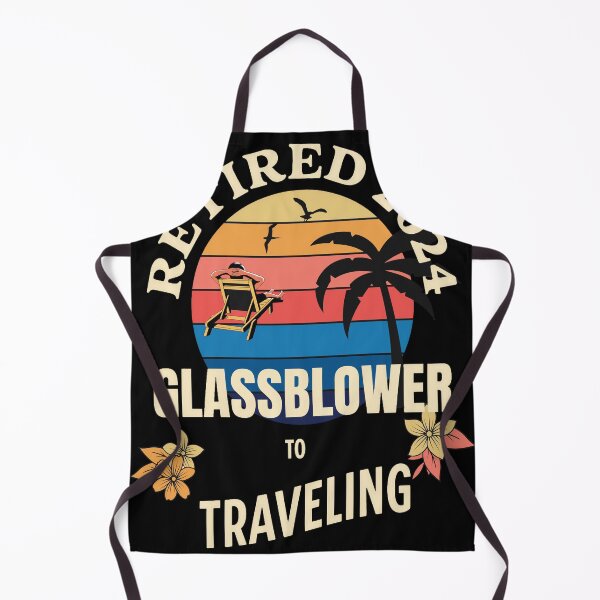 Item preview, Retired Glassblower 2024. Tropical Sunset Retirement Vibes Design designed and sold by johnharry3.