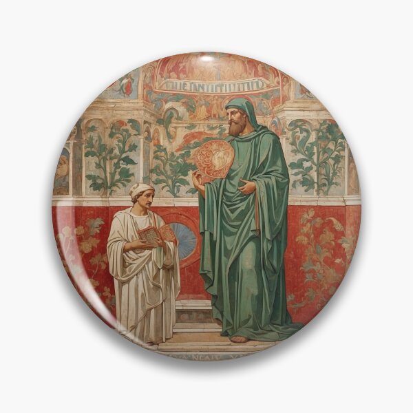Item preview, San Vitale and Byzantine Mosaics Italy Vintage Poster Tourism  designed and sold by TravelersGems.