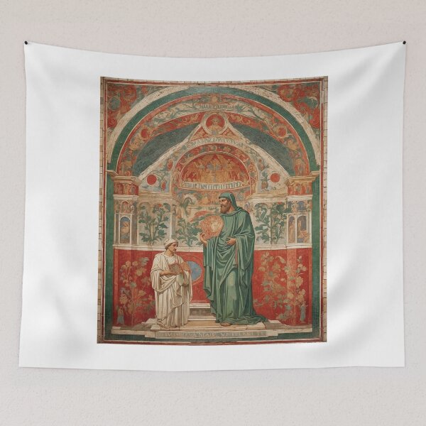 Item preview, San Vitale and Byzantine Mosaics Italy Vintage Poster Tourism  designed and sold by TravelersGems.