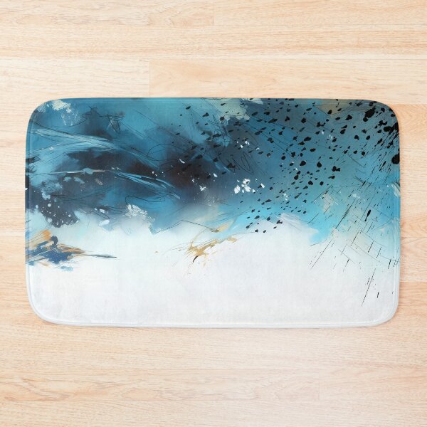 Item preview, Abstract Ocean Blues - Digital Painting  designed and sold by CaraElaineArt.