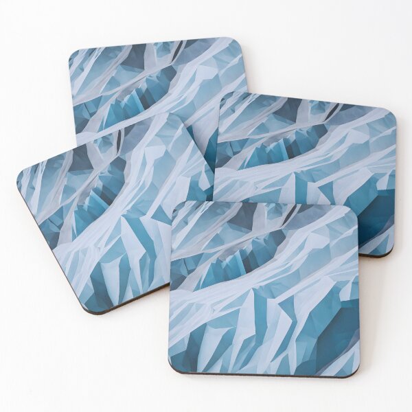 Item preview, Svalbard Arctic Archipelago Abstract Art designed and sold by colorvisionart.
