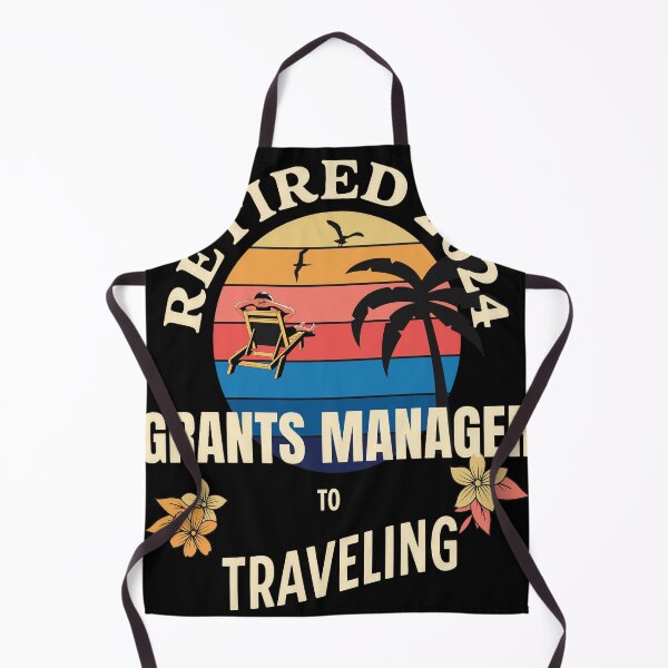 Item preview, Retired Grants Manager 2024. Tropical Sunset Retirement Vibes Design designed and sold by johnharry3.