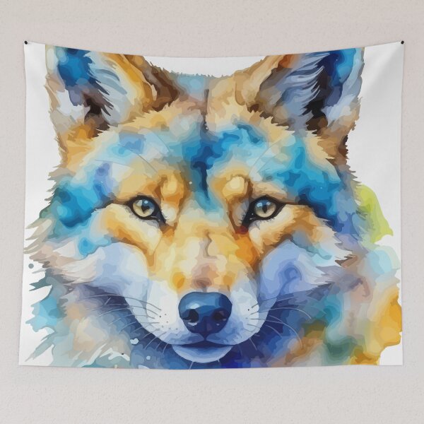 Item preview, Wolf watercolor designed and sold by Grypis.
