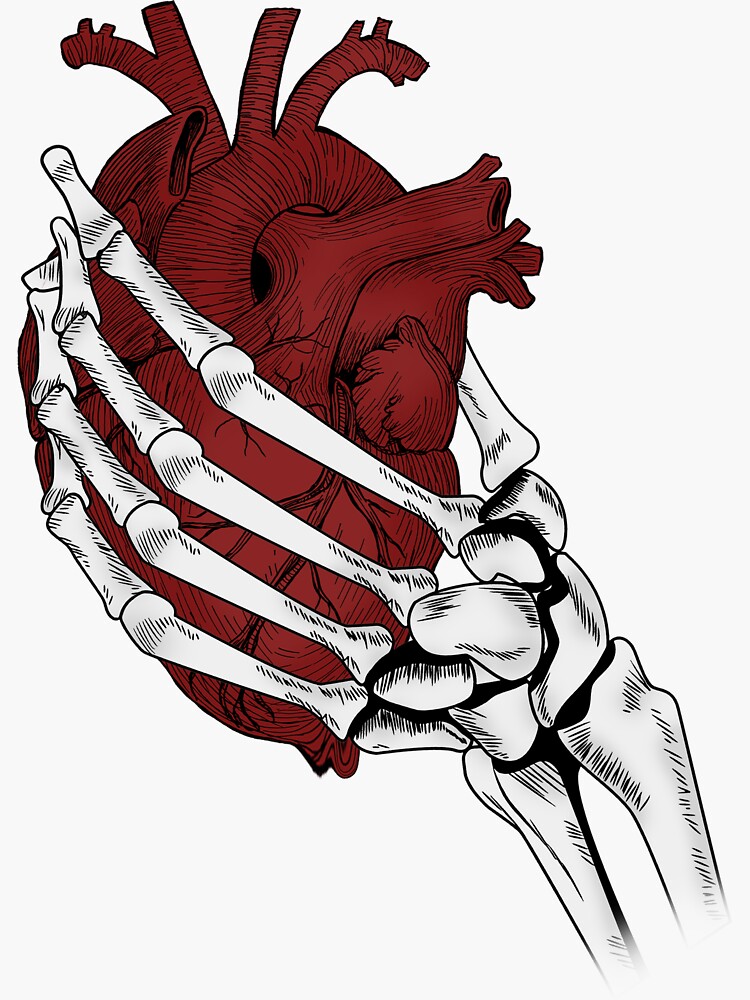 Rare retailer Skeleton Hand Holding Heart