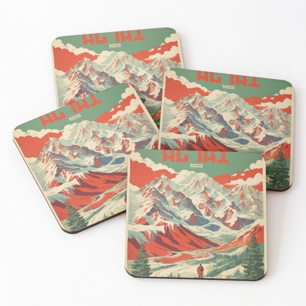 Item preview, Altai Russia Vintage Poster Tourism  designed and sold by TravelersGems.