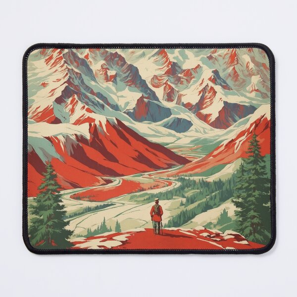 Item preview, Altai Russia Vintage Poster Tourism  designed and sold by TravelersGems.