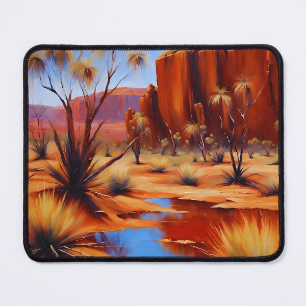 Item preview, Outback Oasis Oil-Painted Art designed and sold by colorvisionart.