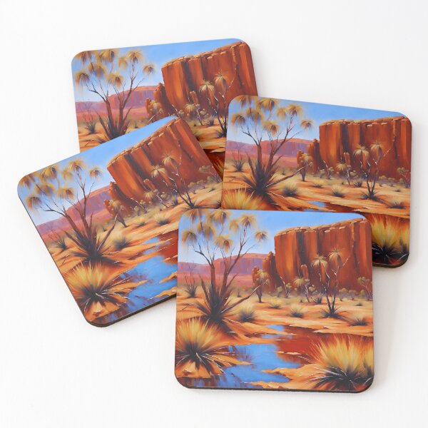 Item preview, Outback Oasis Oil-Painted Art designed and sold by colorvisionart.