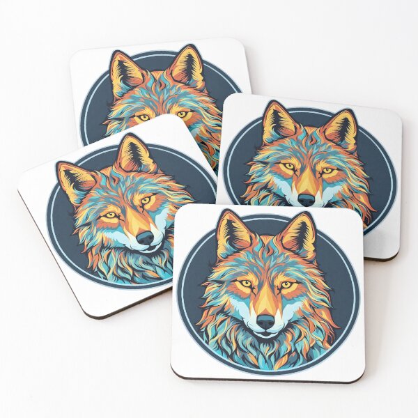 Item preview, Colorful Wolf  designed and sold by the-cc.