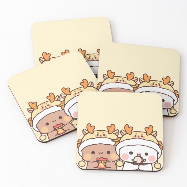 Item preview, Bubu and Dudu | Year of Dragon | Cute Bear Couple | Panda Yier | Bubu Brownie Bear designed and sold by valeriehsin.